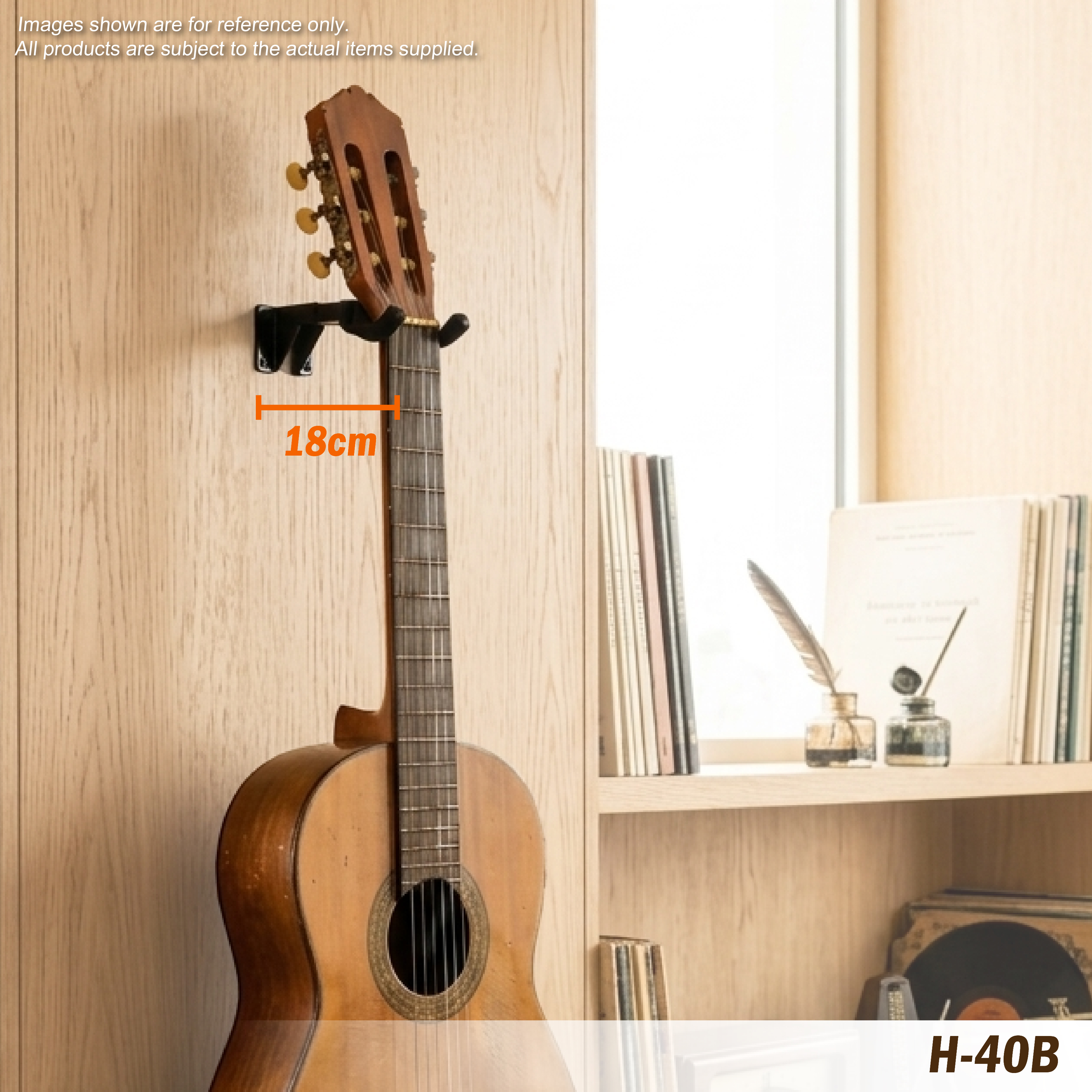 H-40B Wall String Swing Guitar Hanger