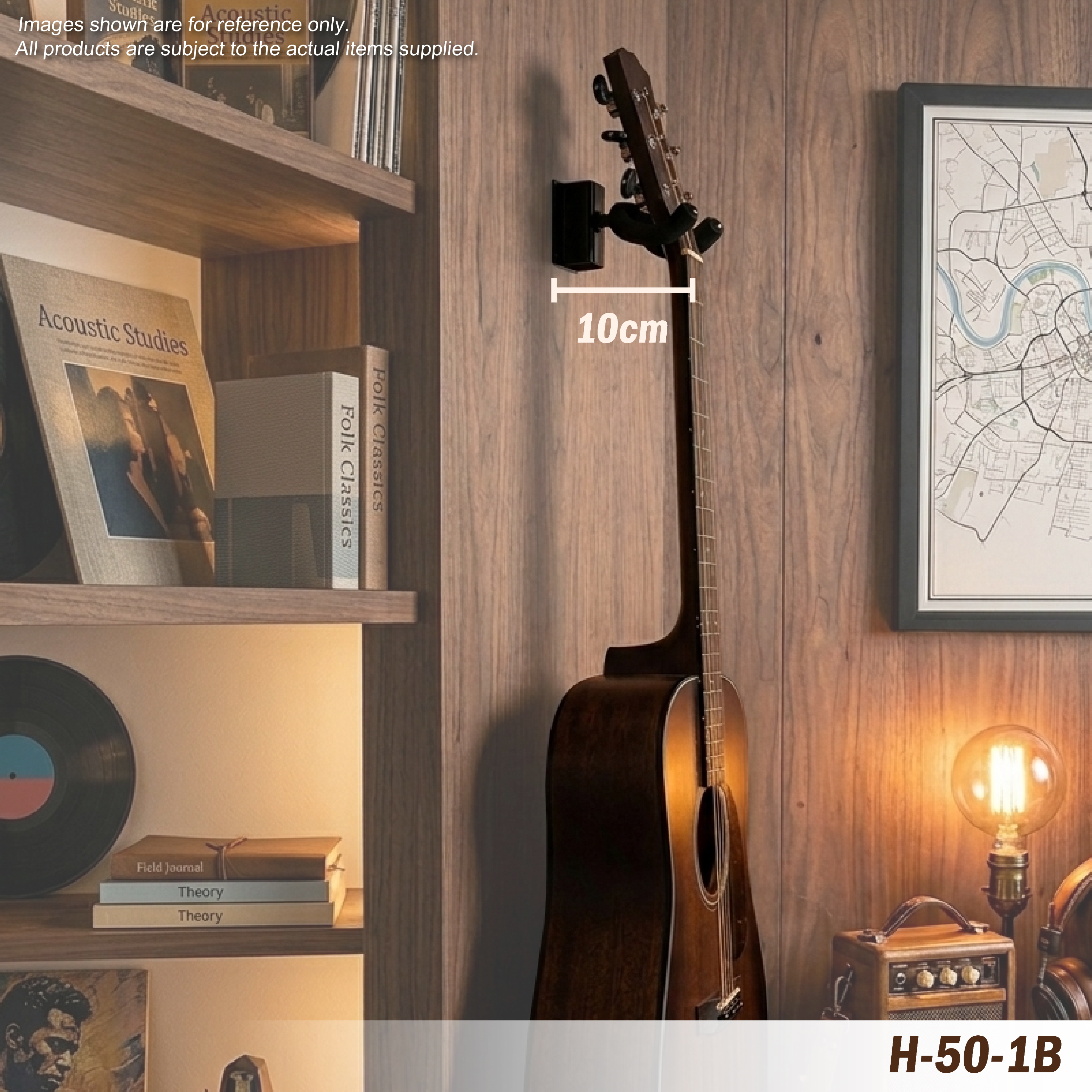 H-50-1B Wall String Swing Guitar Hanger