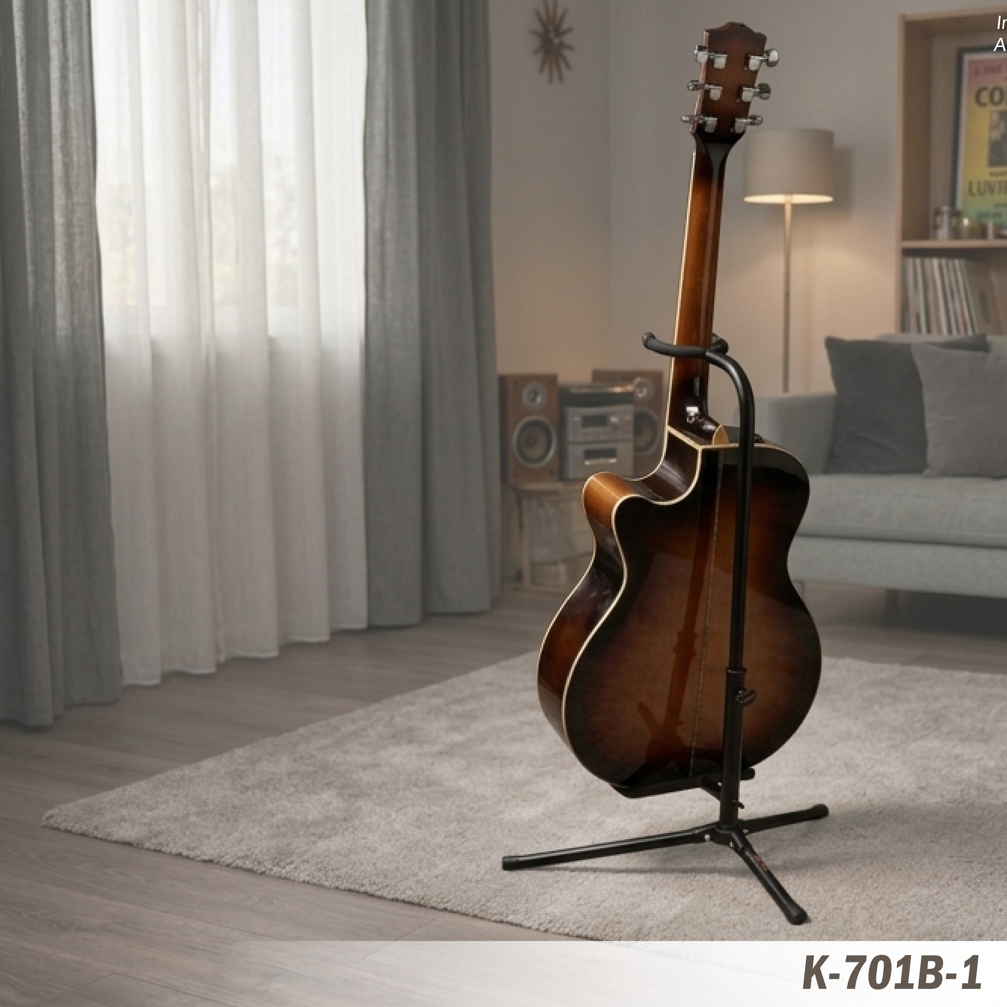 soporte de guitarra k-701b-1