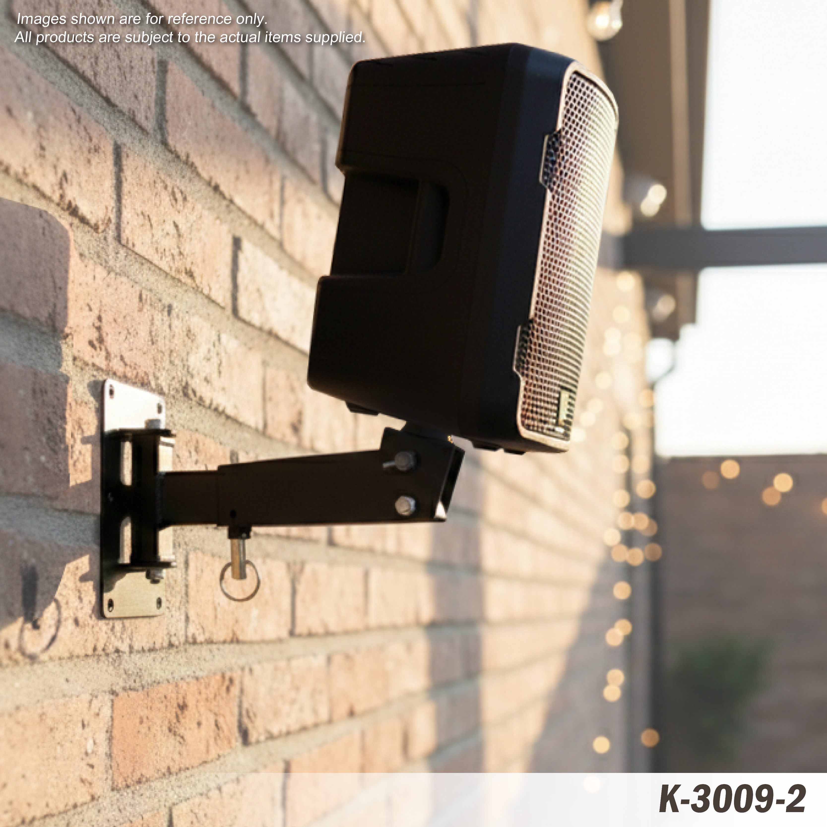 soporte de pared para altavoz telescópico k-3009-3b-1