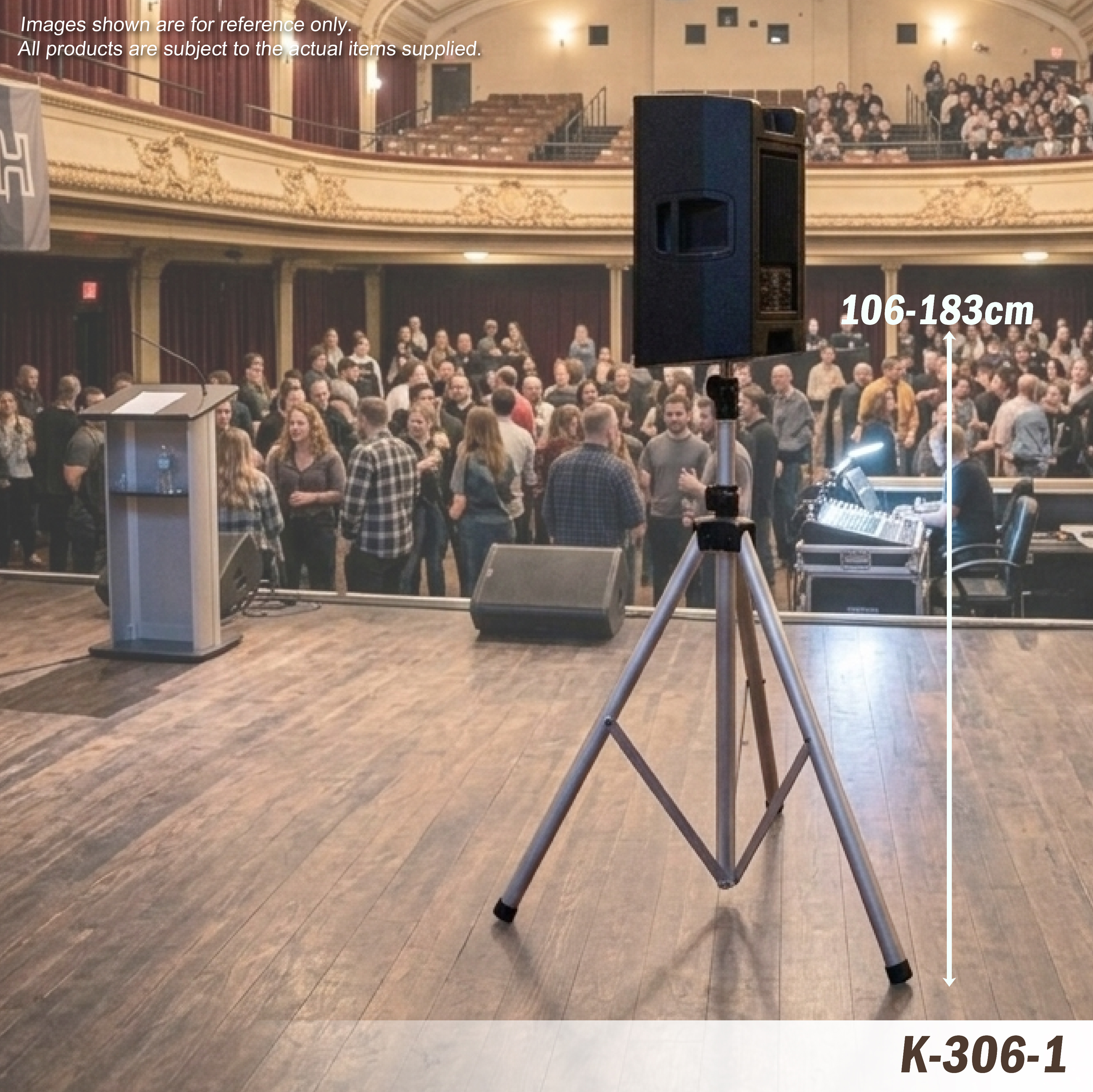 Soporte para altavoz de aluminio k-306-1