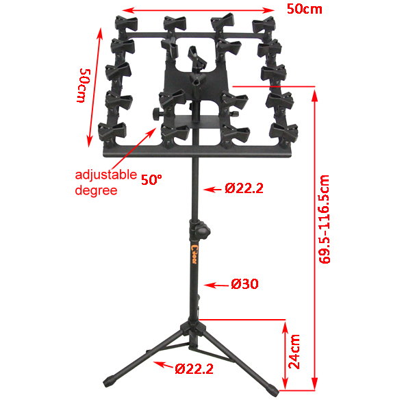 AB-1 Mic Straight Stand