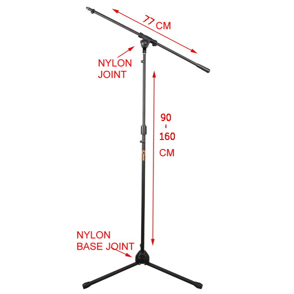 K-323-2／K-323-2B Boom Mic Straight Stand