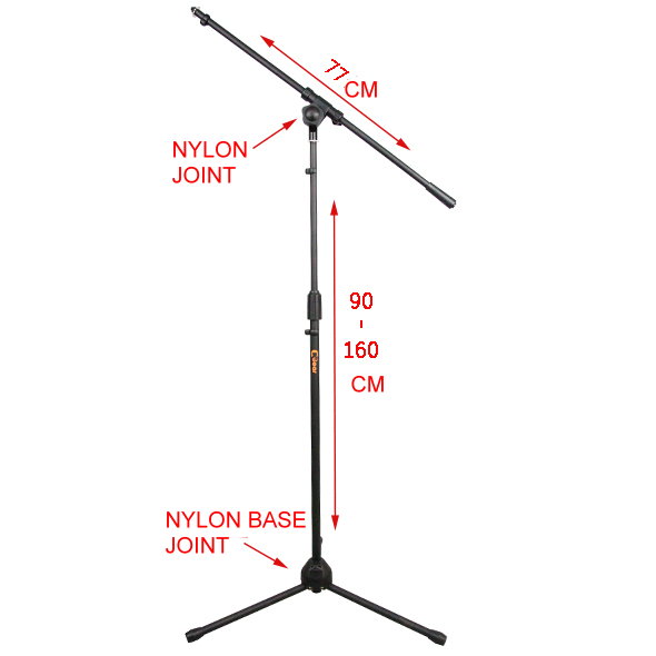 K-324-2／K-324-2B Boom Mic Straight Stand