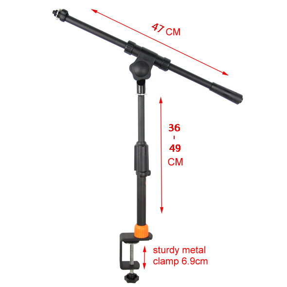 K-503-2B Clamp type desktop Mic Stand