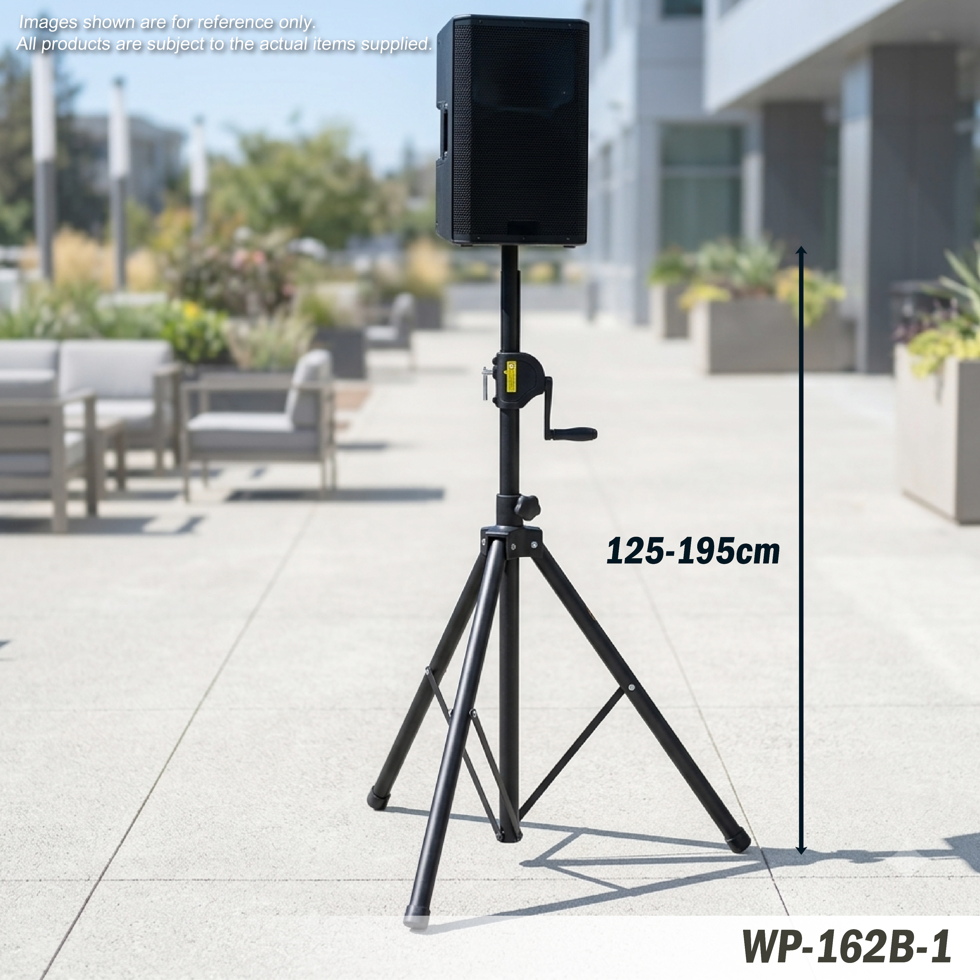 WP-162B-1 Hand Crank Speaker Stand
