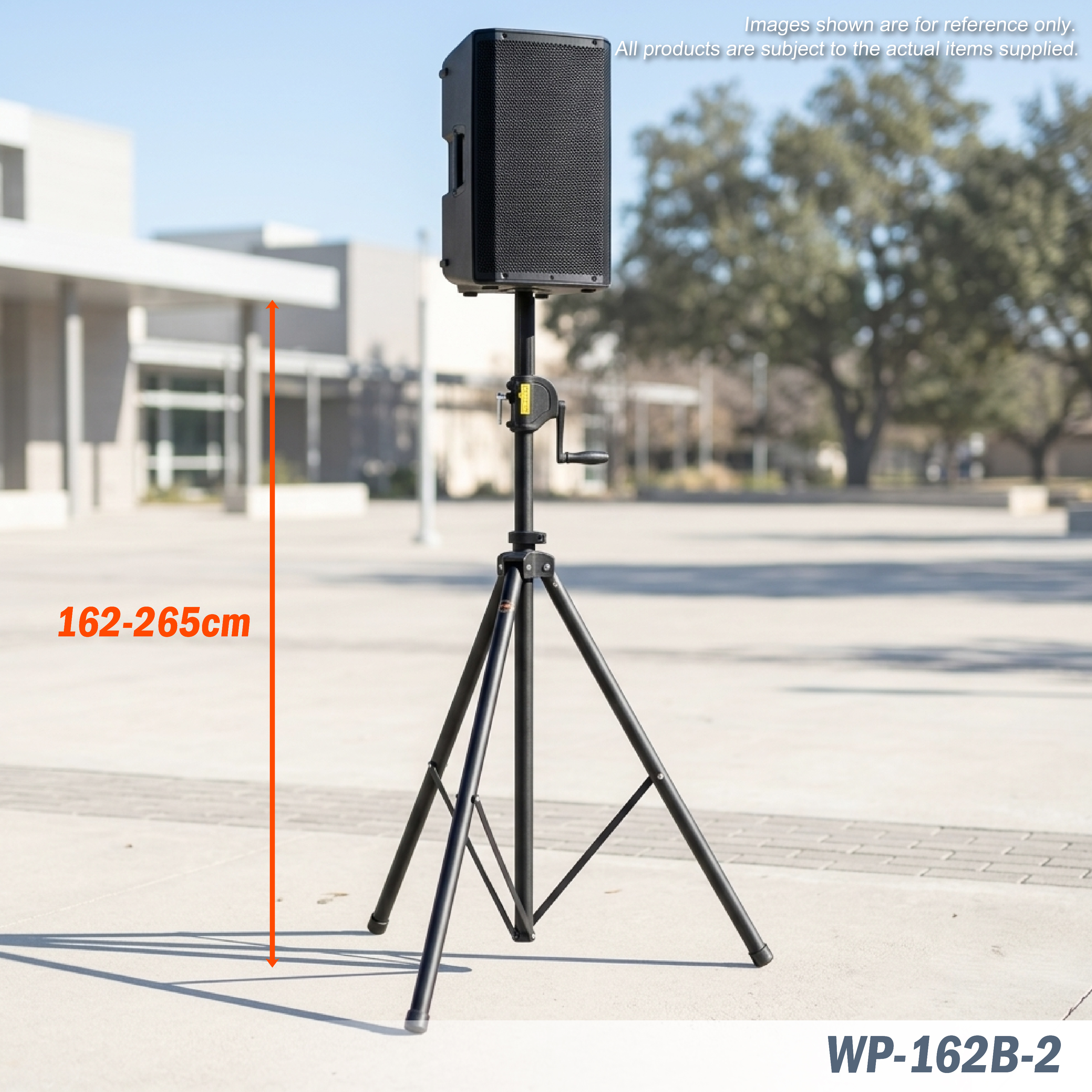 WP-162B-2 Hand Crank Speaker Stand