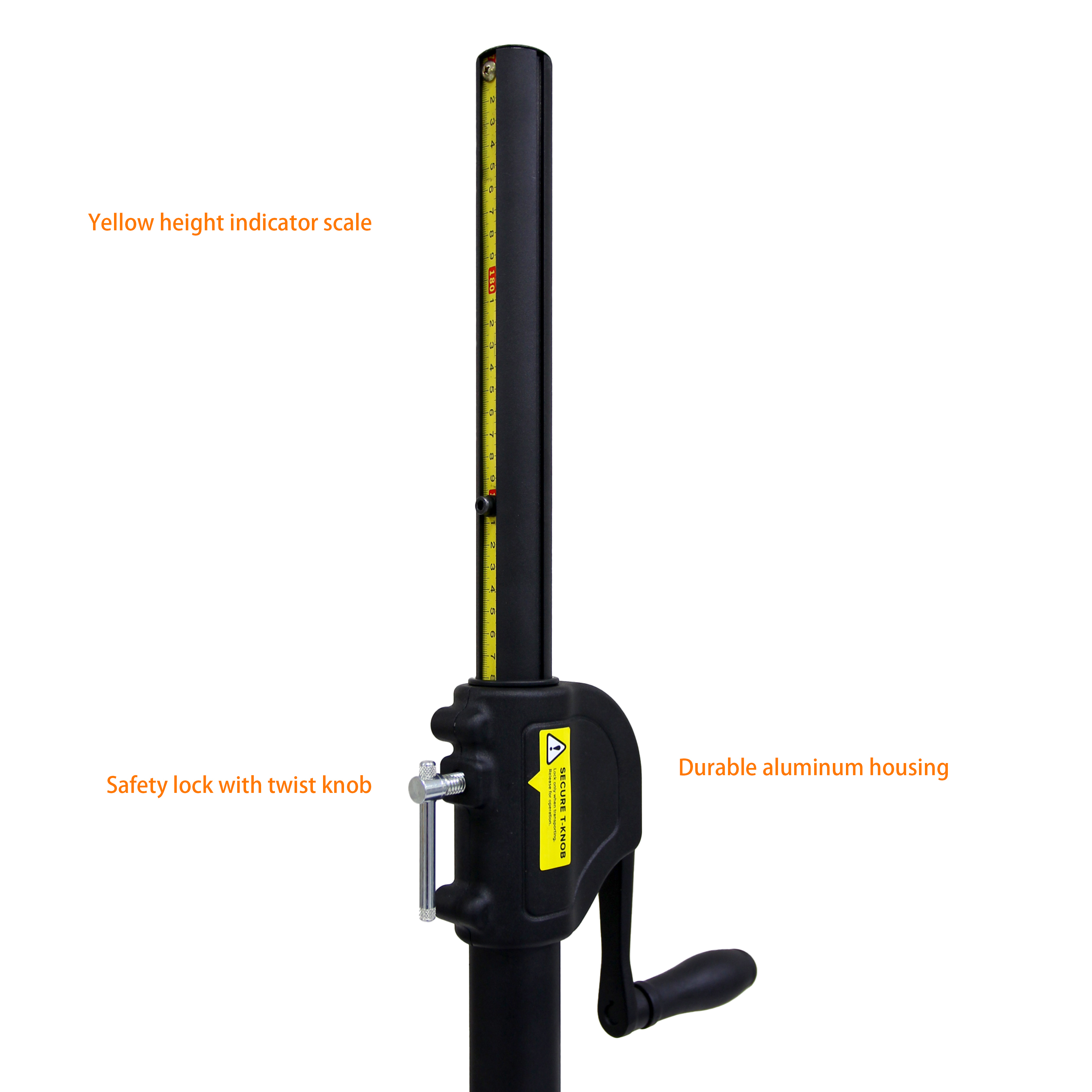 WP-164B-3 Hand Crank Speaker Stand