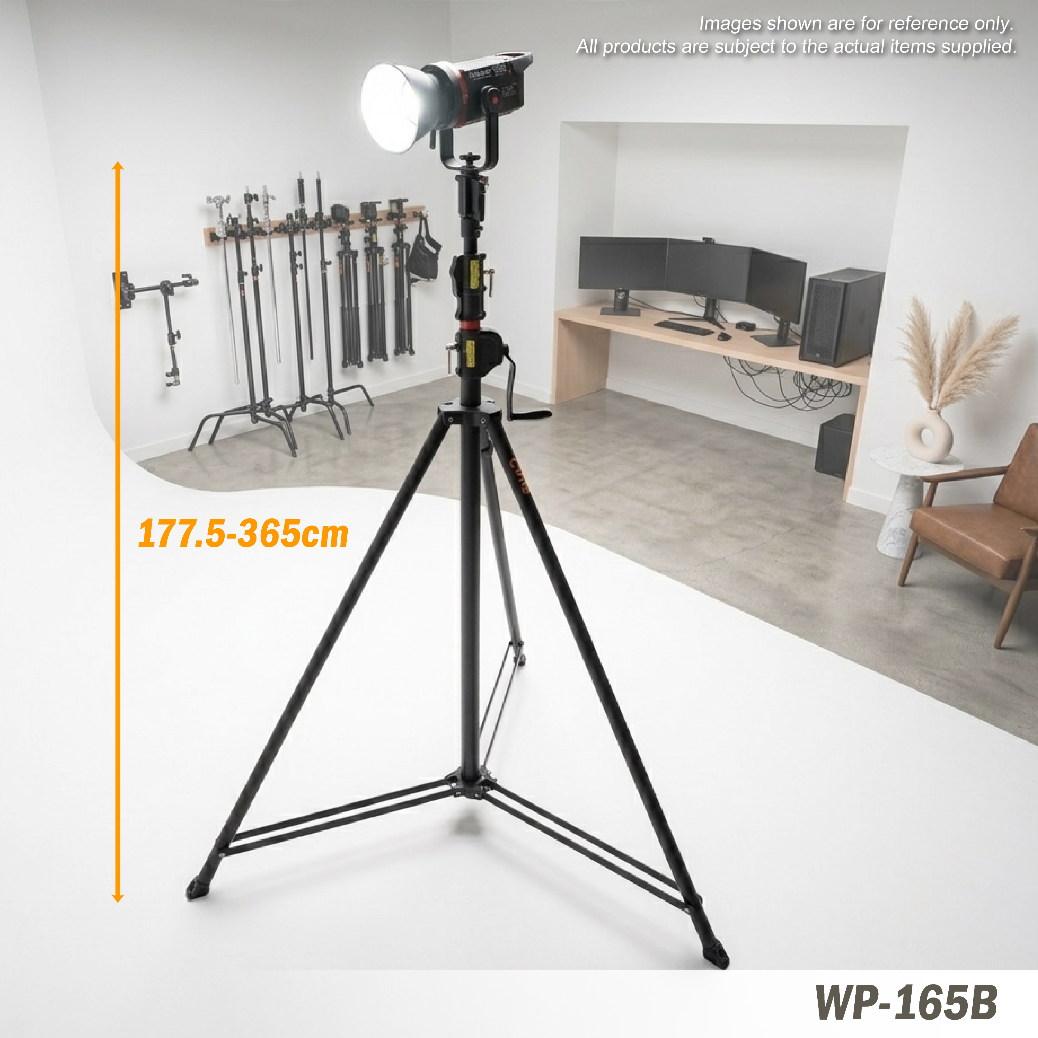 Soporte de iluminación a cuerda wp-165b