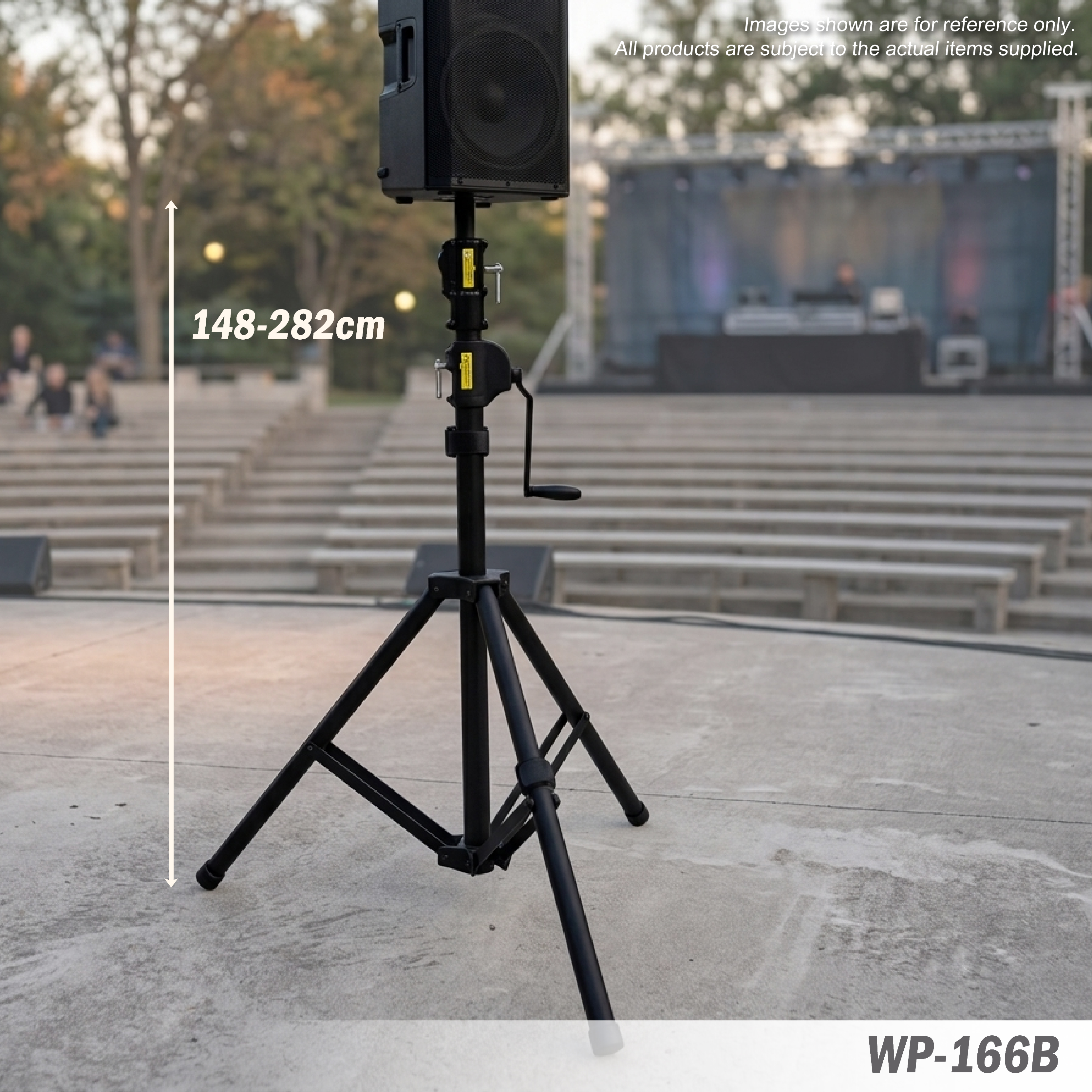 Soporte de altavoz con manivela manual wp-166b