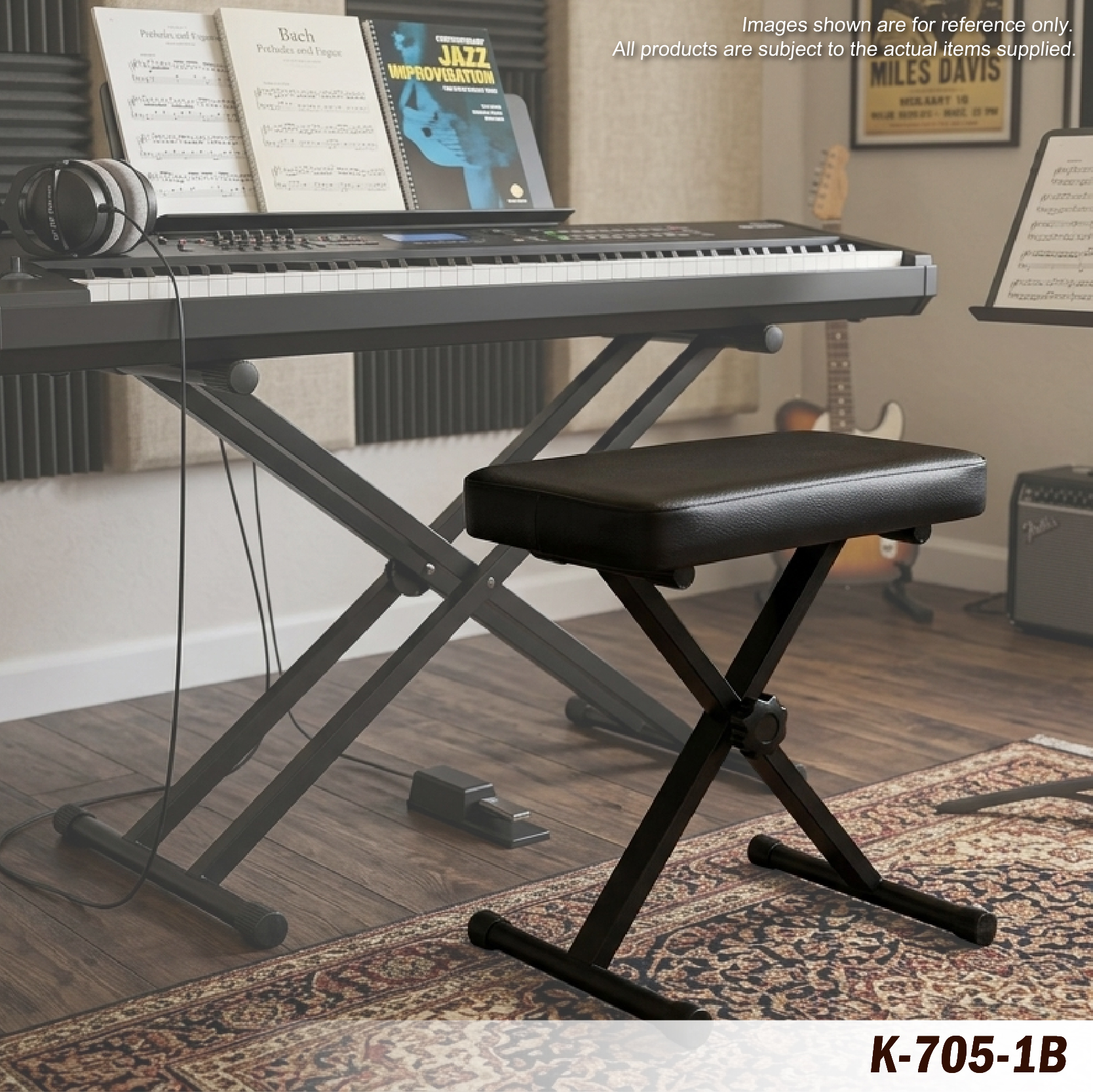 K-705-1B Piano＆Keyboard Benches