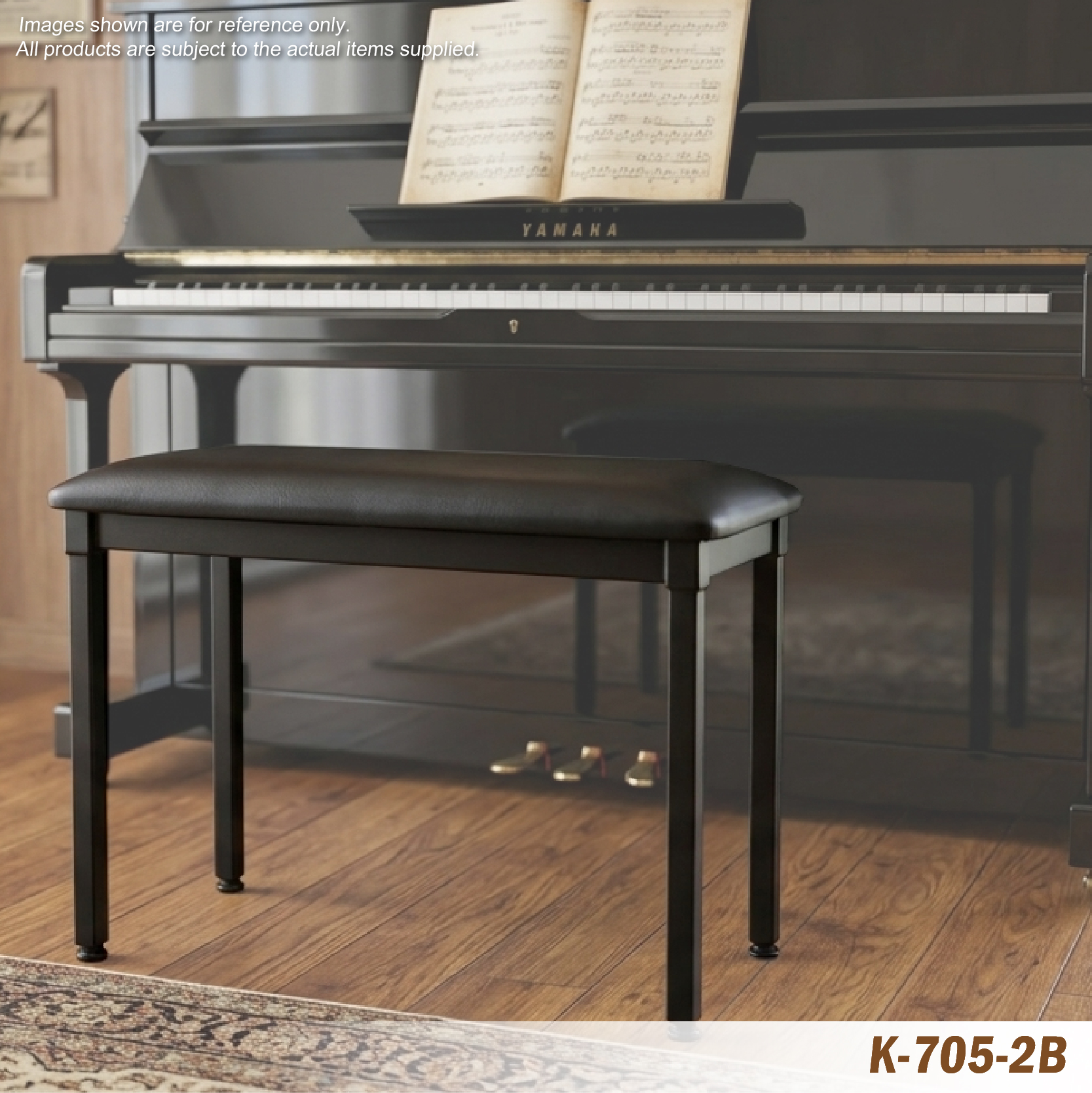 K-705-2B Piano＆Keyboard Bench