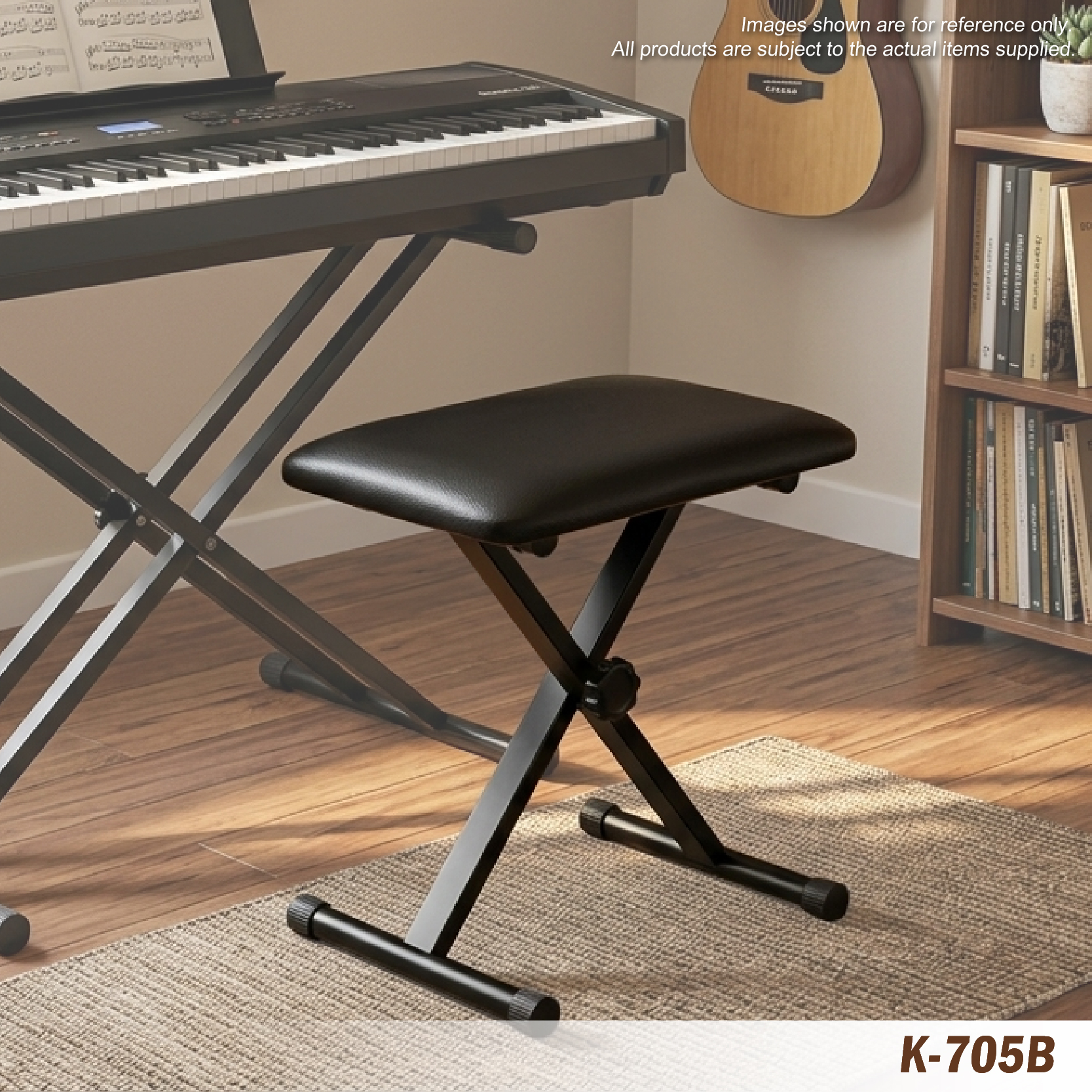 K-705B Piano＆Keyboard bench