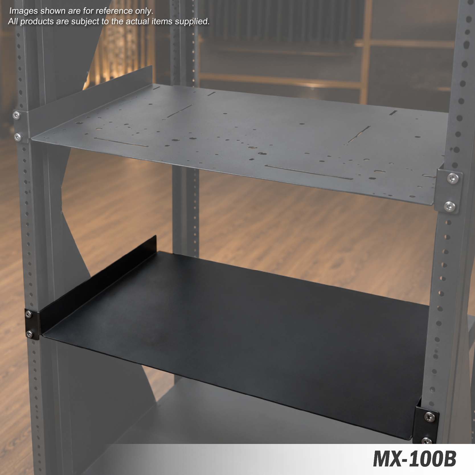mx-100b 1u mixer rack panels