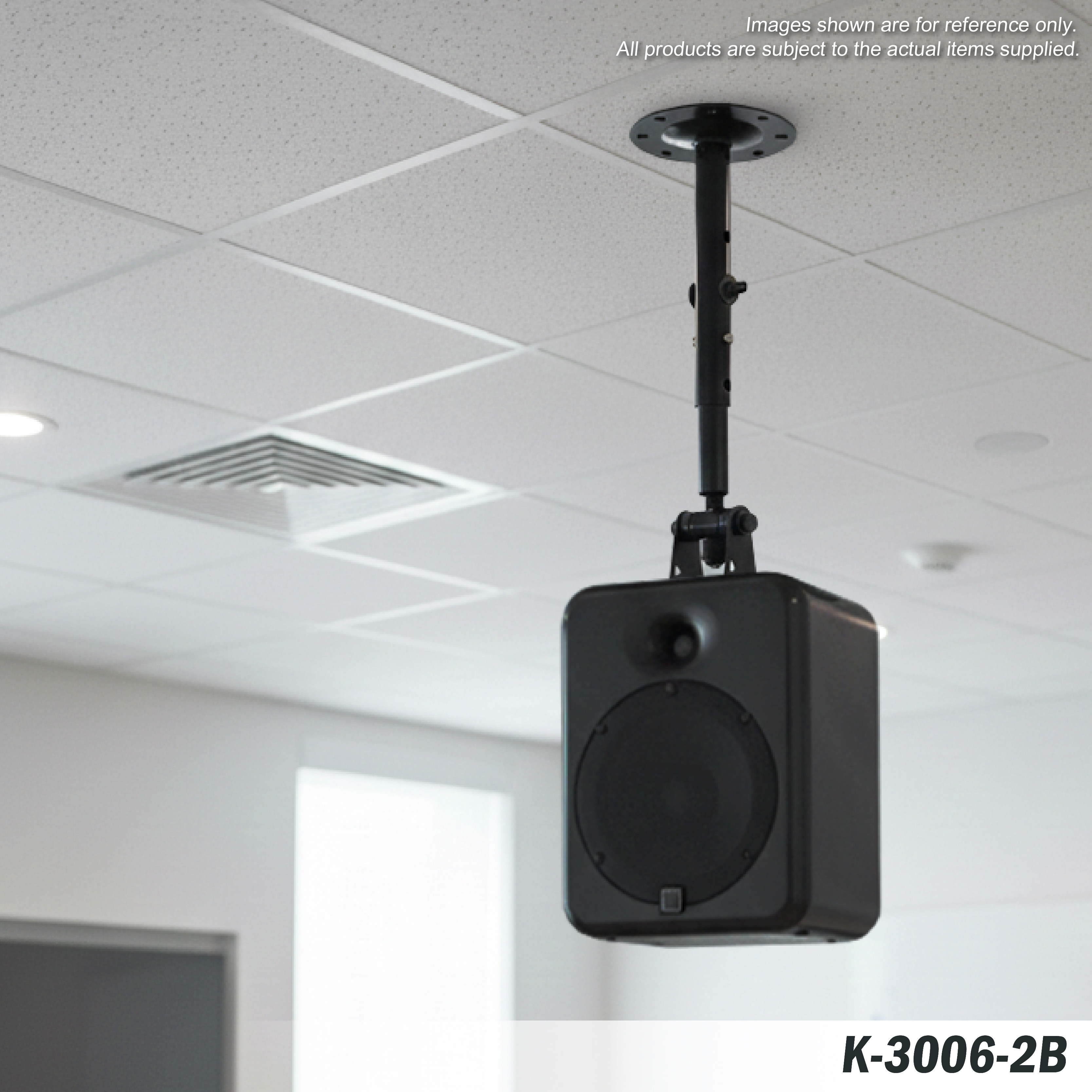 k-3006-2b rack de altavoces para montaje en techo