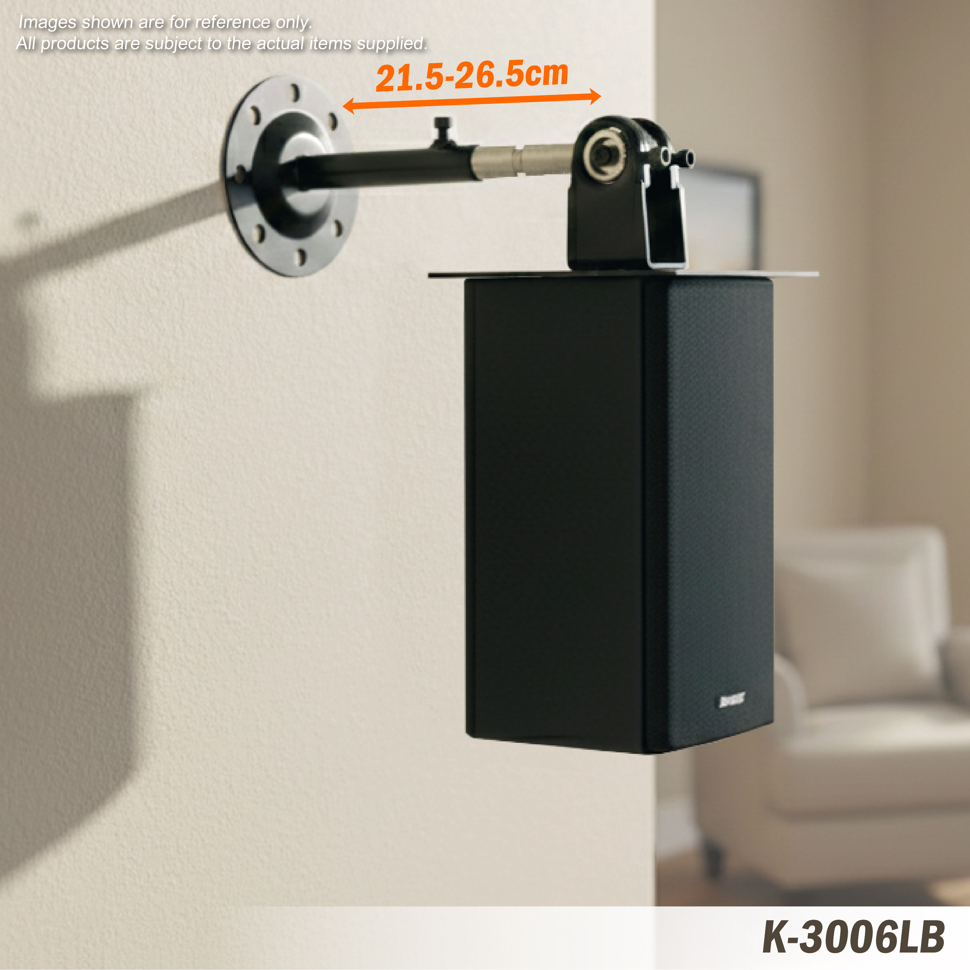 Rack de altavoces para montaje en techo K-3006LB