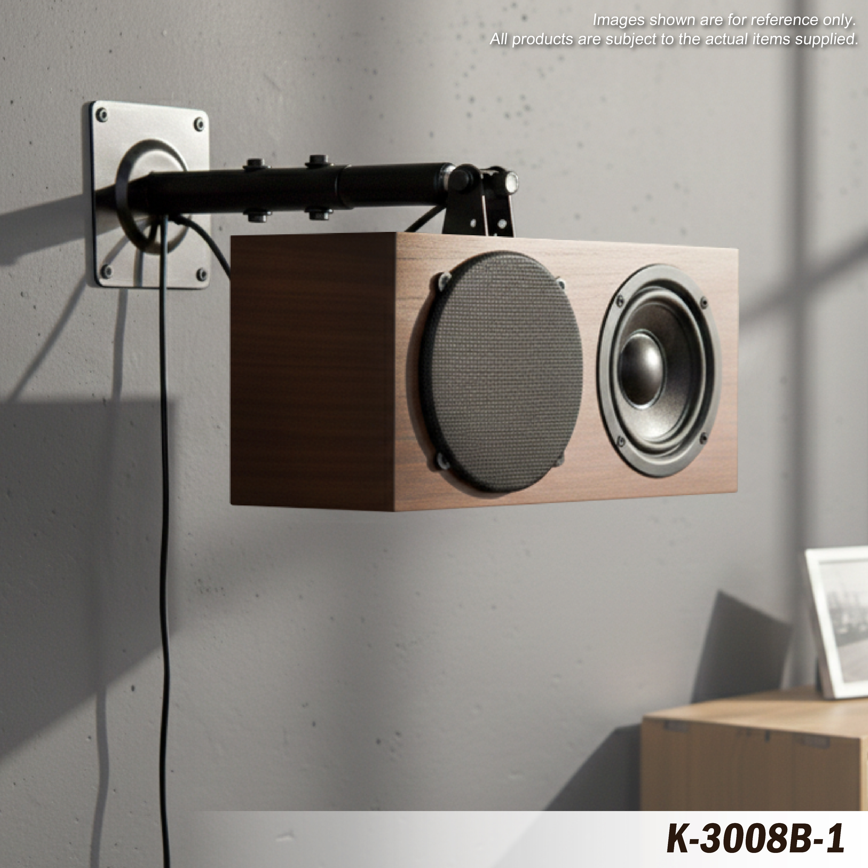 Estante para altavoces de montaje en pared k-3008b-1