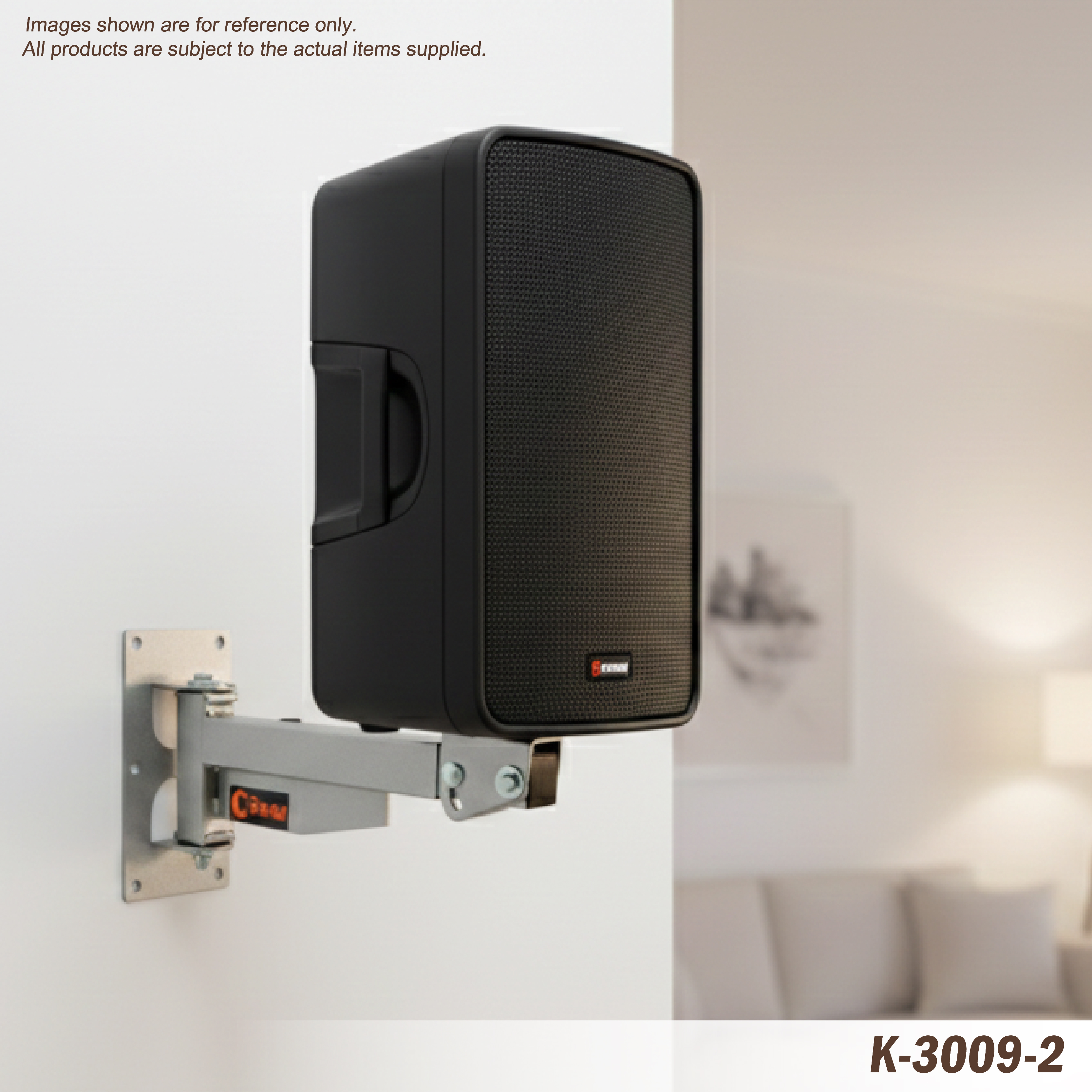 K-3009-2 - Soporte giratorio para altavoces de pared