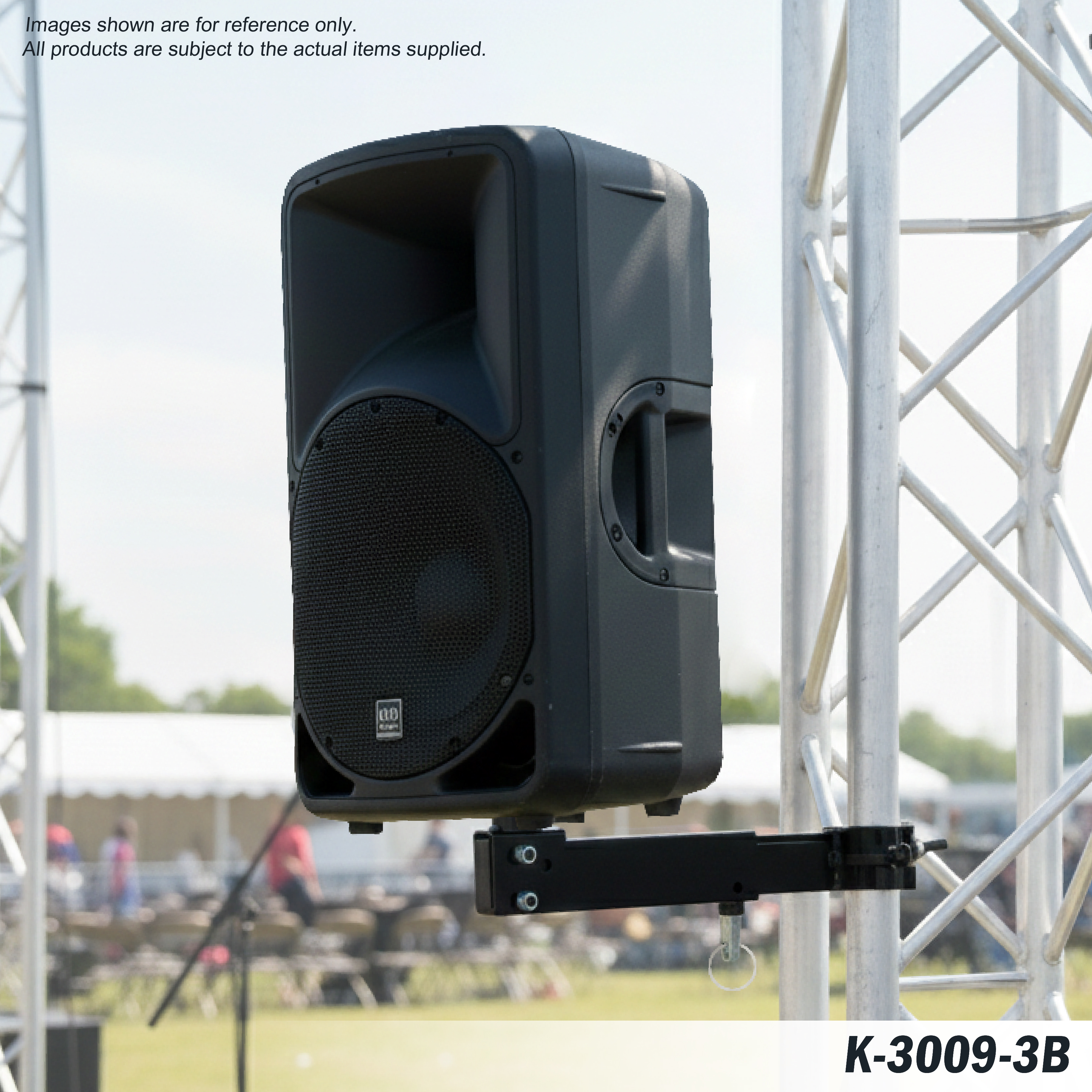 soporte de altavoz con montaje de abrazadera k-3009-3b