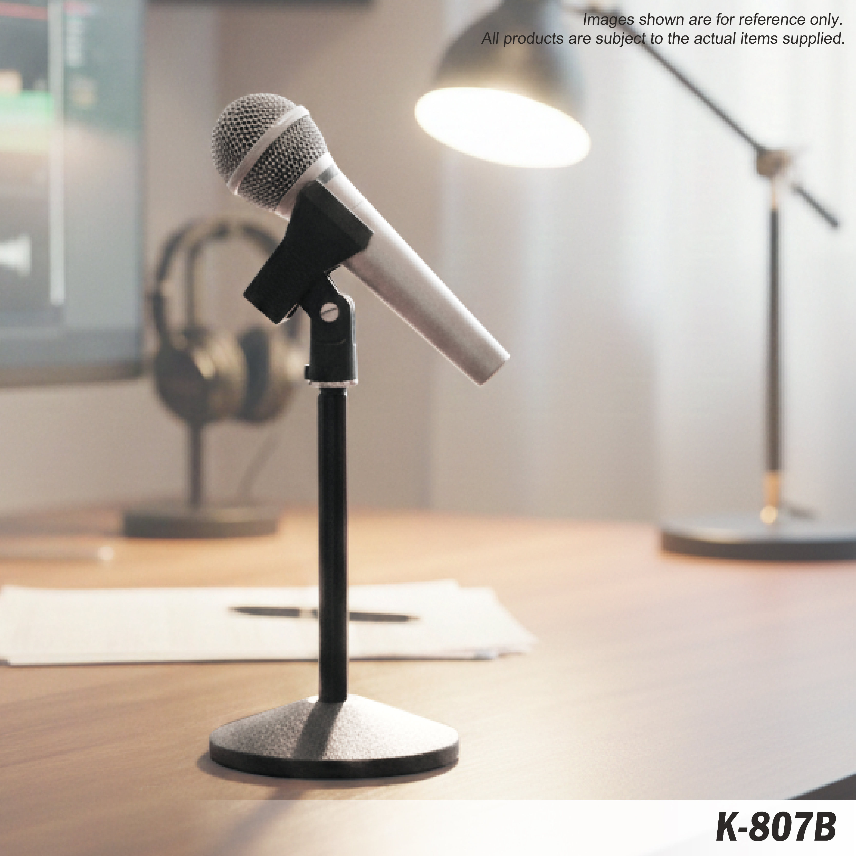 Soporte de escritorio para micrófono K-807B
