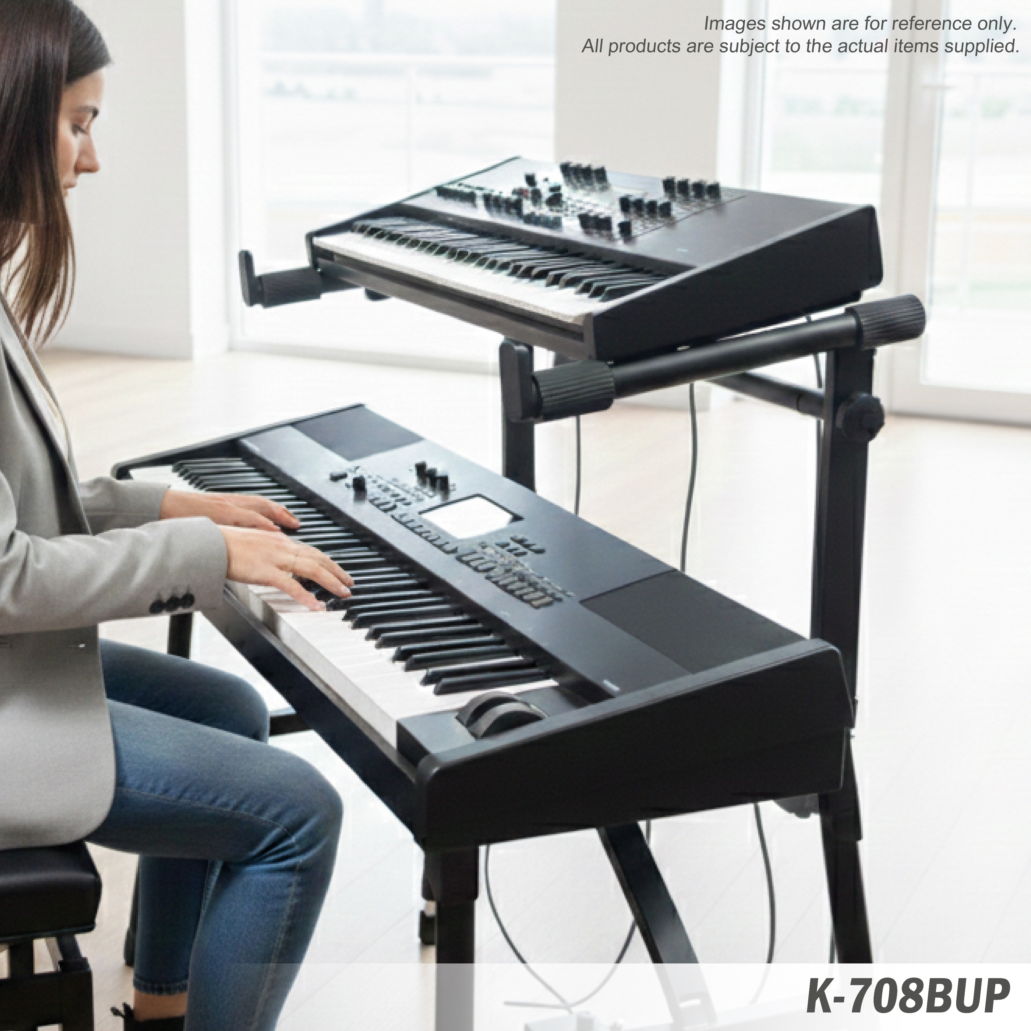 Soporte superior adicional para teclado K-708BUP