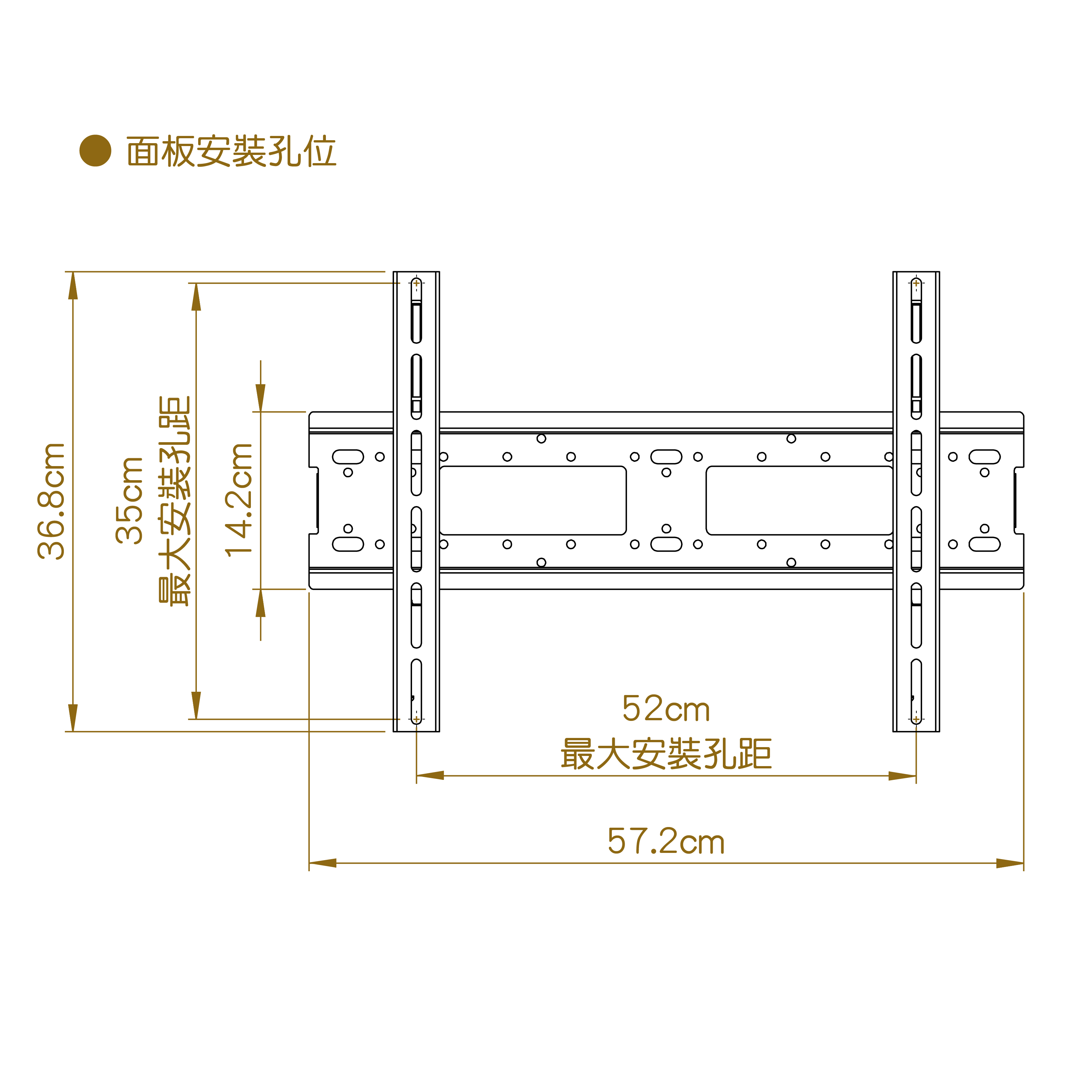 LCD-7-2HP+LCD-9-3B 電視懸吊架