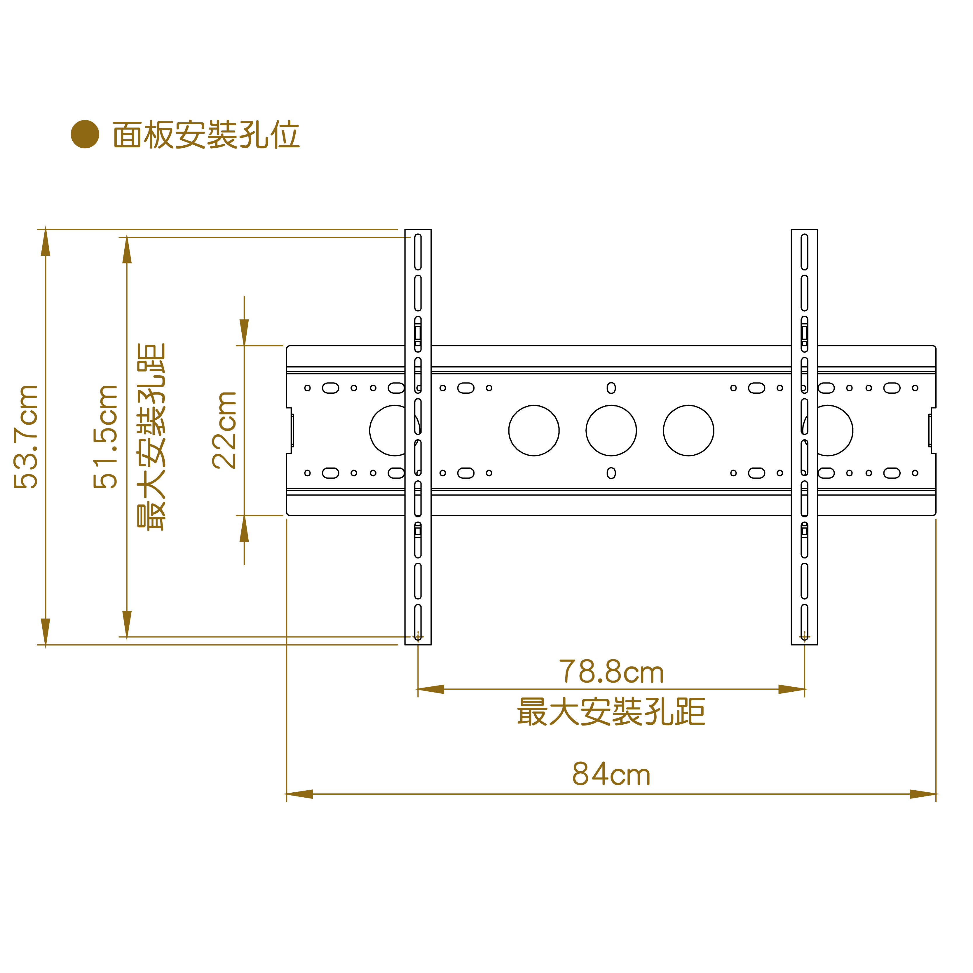 LCD-7-2HP+LCD-9-6B 電視懸吊架