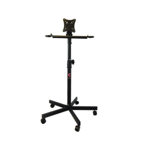 LCD-1-1B Floor TV Stands With Microphone Holders