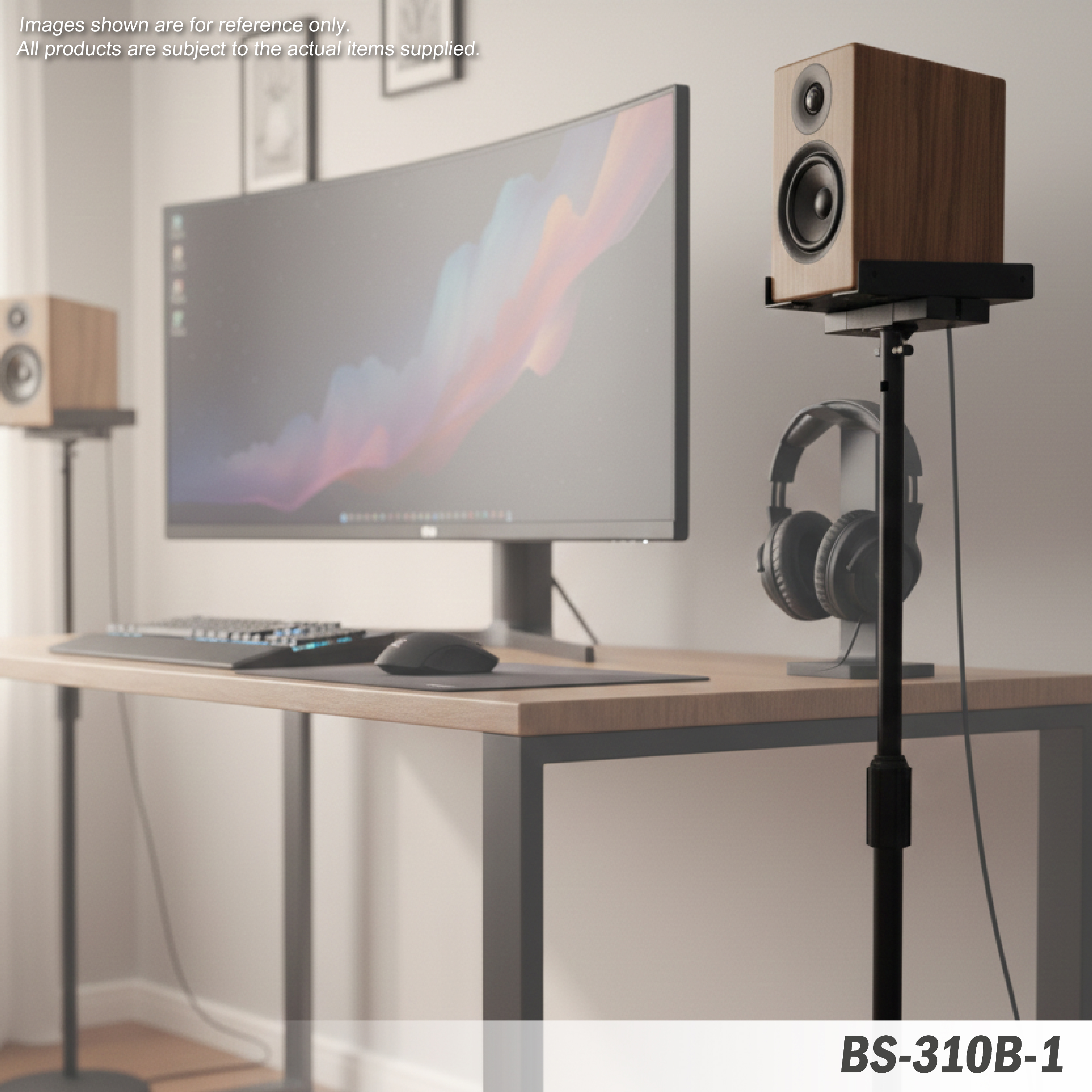 BS-310B-1 Bookshelf Speaker Floor Stand